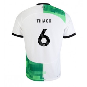 Lacne Muži Futbalové dres Liverpool Thiago Alcantara #6 2023-24 Krátky Rukáv - Preč